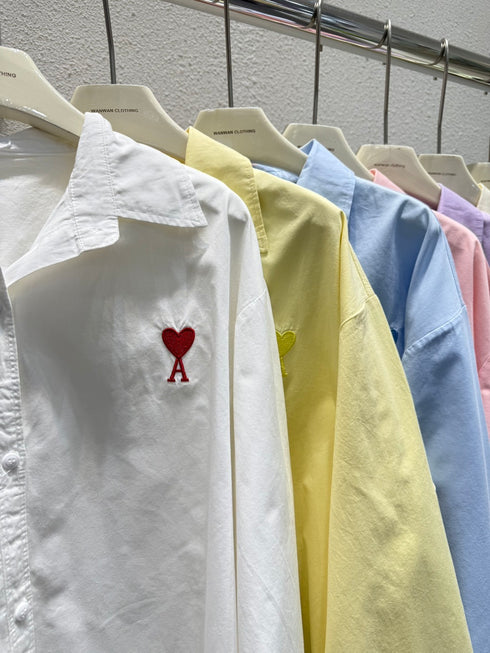 WANWAN Collar Down Formal Shirts